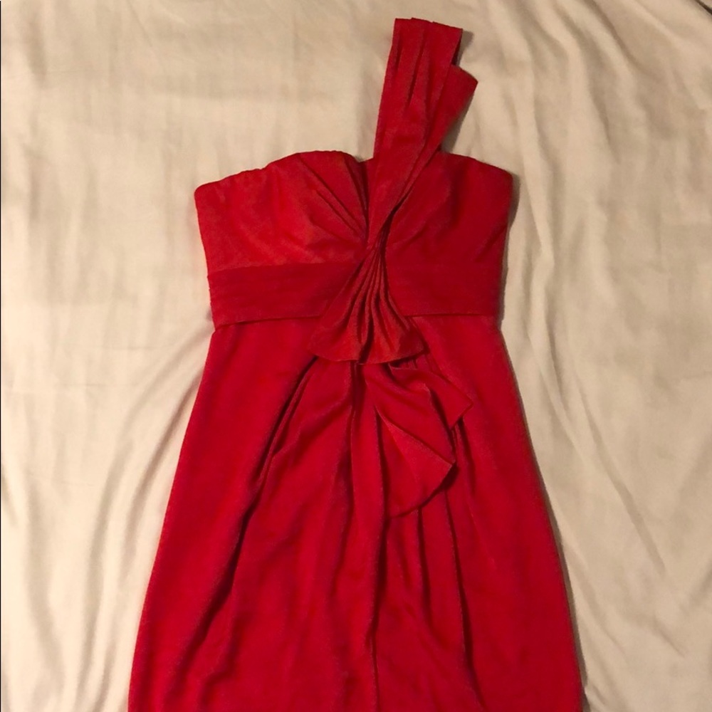 BCBG one shoulder dress